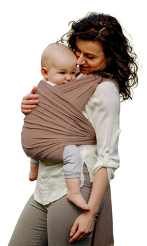 Elastic Baby Wrap - Mocha Mousse (5 m.)