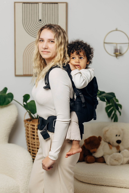 Nosidełko LennyLamb - LennyPreschool: Mała Jodełka Czarny Heban