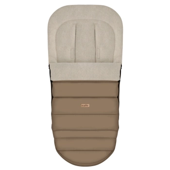 Zaffiro - Aspen iGrow Winter Footmuff with Premium Sheep Wool Latte