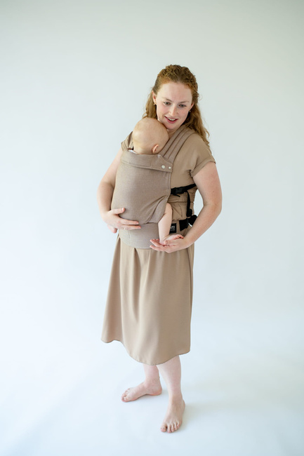 Qusy adjustable ergonomic carrier  2.0 - Walnut Twill Bamboo