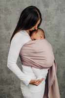 Chusta kółkowa LennyLamb - Mała Jodełka Baby Pink