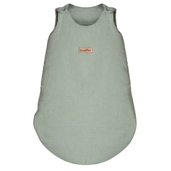 Zaffiro - Zaffiro Full Muslin Sleeping Bag 0.5 TOG 0–6m - Mint