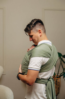 LennyLamb Stretchy/Elastic Baby Sling - Sage (5m.)
