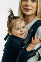 LennyLamb Baby carrier: LennyUpGrade: Little Herringbone Black Heban