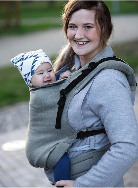 Nosidełko Kinder Hop Multi Grow: Herringbone Grey