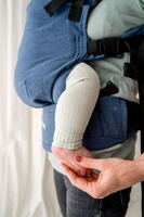 Nosidełko Kavka MultiAge Magnetic - Nightfall Linen + pady + kieszonka na panel + plecak