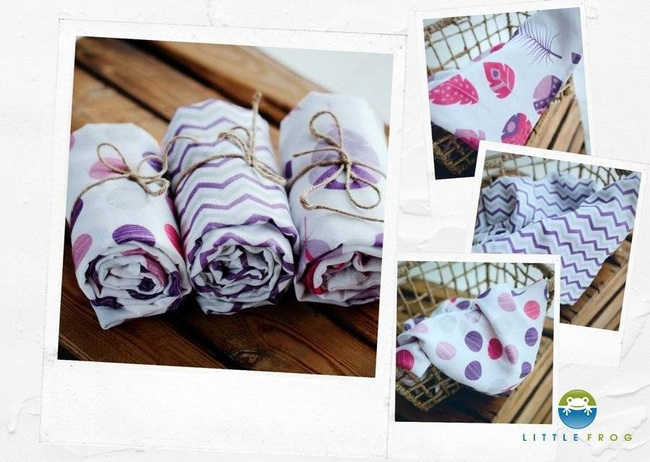 Pieluszka Bambusowa - Pink Mix (3 sztuki)