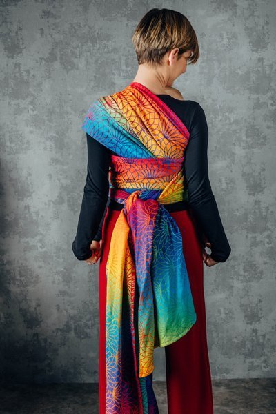 Woven wrap LennyLamb - Rainbow Lotus