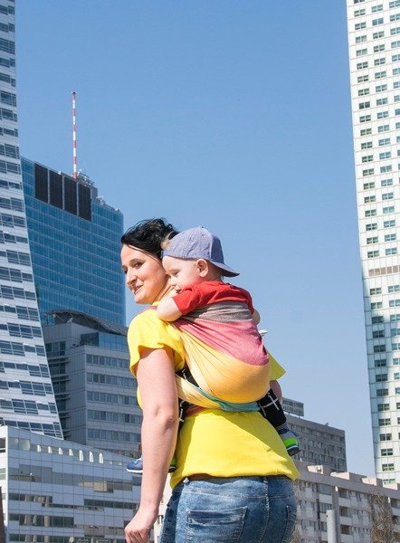 Chusta tkana Luna Dream Rainbow Bamboo