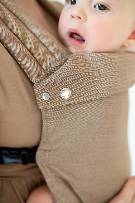 Qusy adjustable ergonomic carrier  2.0 - Walnut Twill Bamboo
