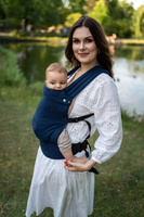 Nosidełko regulowane Qusy - Linen Navy