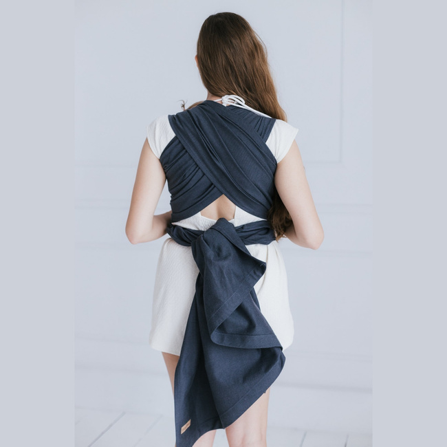 Woven wrap Zaffiro Be Close - Roma: Anthracite