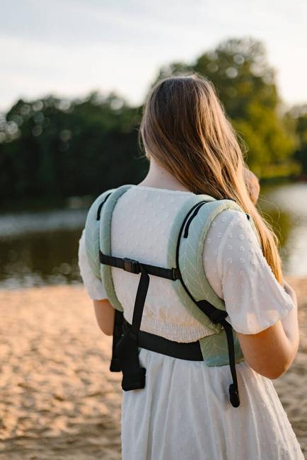 Baby carrier Kavka Multi-age: Pistachio Braid/No Cotton 2024