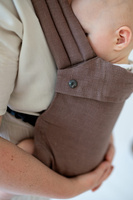 Nosidełko Qusy Mini 2.0 - MOCHA MOUSSE LINEN