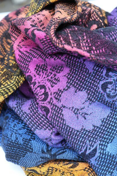 Chusta tkana Yaro Mirage Waffle Towel Havana Grad Black