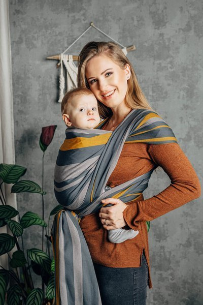 Woven wrap LennyLamb - Smoky - Honey