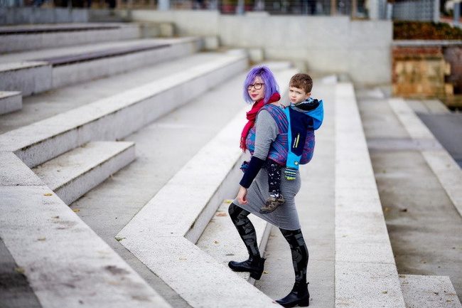 Chusta tkana EverySlings Constellation Peony