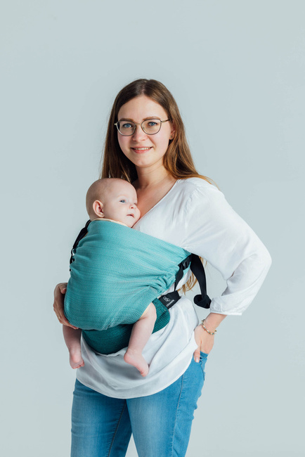 Nosidło LennyLamb LennyHip - Mała Jodełka Zieleń
