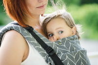 Nosidełko Kavka Multi-age stone grey braid