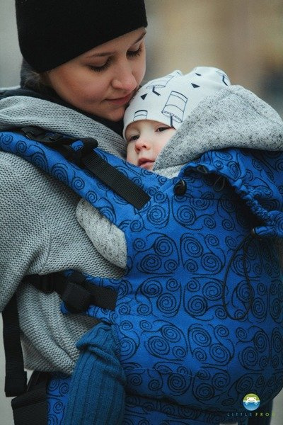 Nosidełko ergonomiczne Little Frog - Indigo Glow