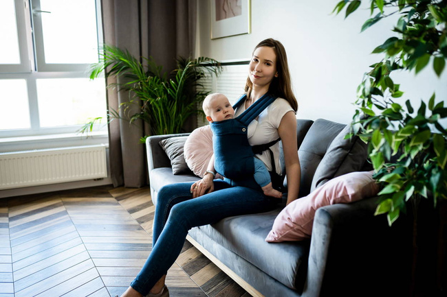 Nosidełko regulowane Qusy - Linen Mirage