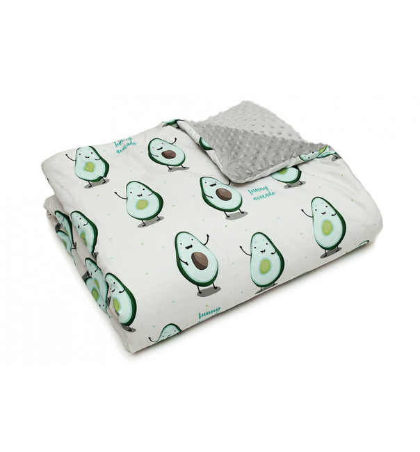 Minky Fleece Blanket (Avokado) 80x100 cm