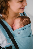 Baby carrier Kavka Multi-age: Aquamarine Linen 2024