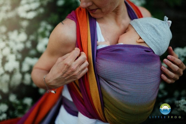 Chusta tkana Little Frog - Aura In Love