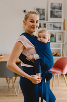 Nosidełko Kavka Handy - Royal Blue Herringbone