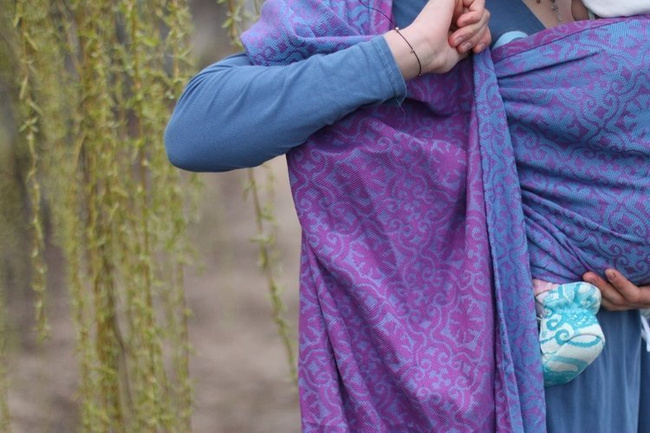 Chusta tkana Sensimo Slings - Azuleyo Lila