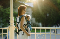 Nosidełko Kavka Multi-age petrol braid