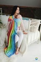 Chusta tkana Little Frog Tęczowa Aura