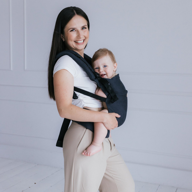 Zaffiro - baby carrier BabyGrow Roma: Anthracite