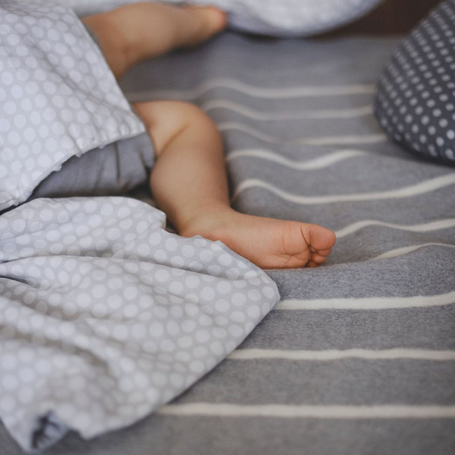 Zaffiro - Alba Cotton Blanket 75x100 grey