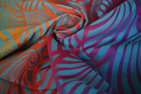 Chusta tkana Yaro Dandy Fire Grad Aqua Tencel