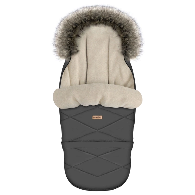 Zaffiro - Aspen GrowUp Wool Sleeping Bag - Anthracite