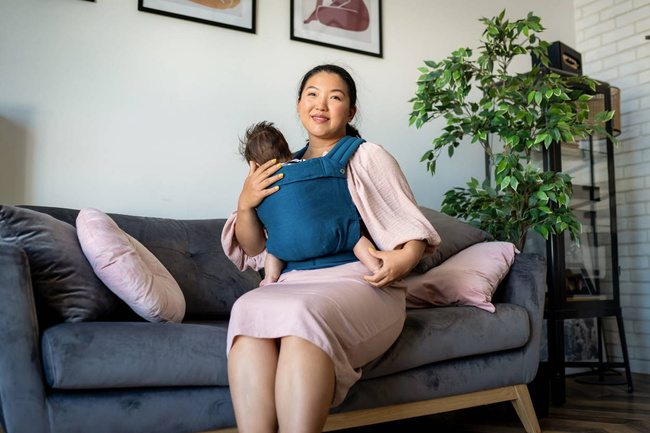 Nosidełko regulowane Qusy - Linen Mirage