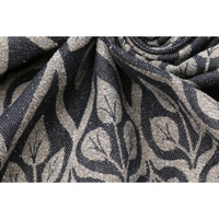 Chusta tkana Yaro La Vita Black Beige Wool Bourette