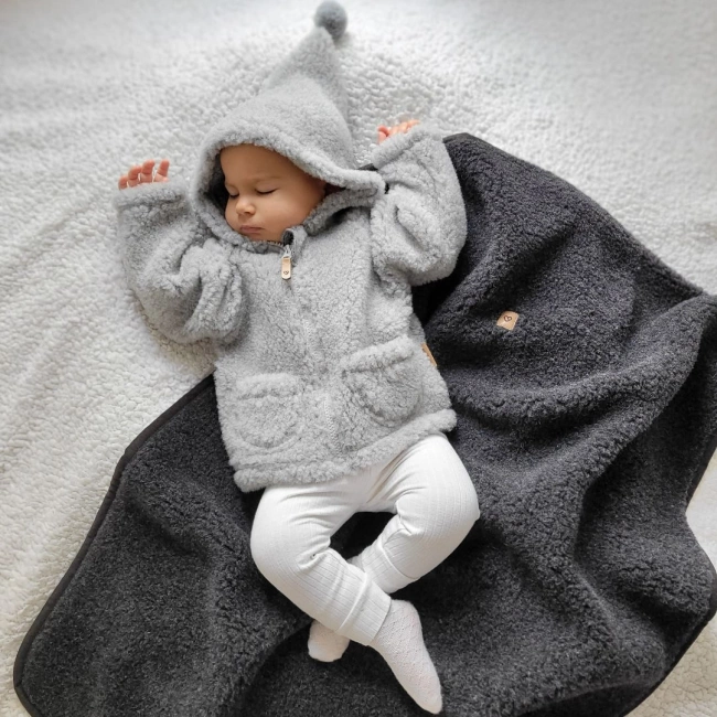 Zaffiro - Wool Blanket Browm