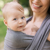 Woven wrap Zaffiro Be Close - Roma: Grey
