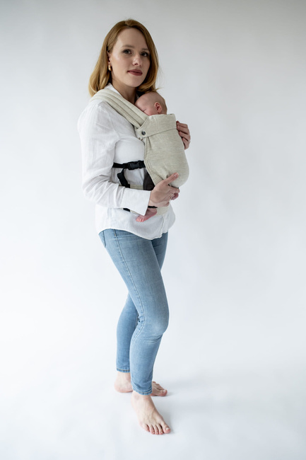Baby Carrier Qusy Mini - Linen Beige  2.0