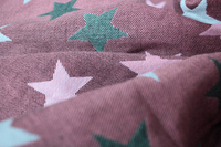 Chusta tkana Yaro Stars Ultra Black Rose Mint