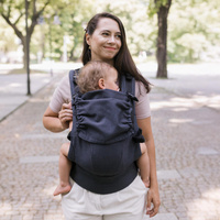 Zaffiro - baby carrier BabyGrow Roma: Anthracite