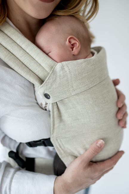 Baby Carrier Qusy Mini - Linen Beige  2.0