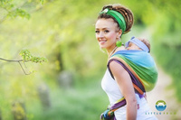 Chusta tkana Little Frog - Jazzy Aura