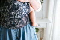 Nosidełko Kavka Multi-age: Ink Dandelions Bamboo