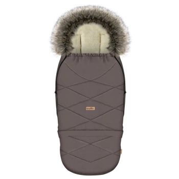 Zaffiro - Regulowany śpiwór z torbą GrowUP Nordico 0-36m Taupe