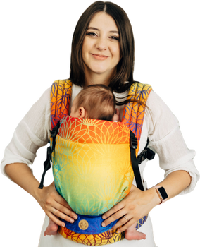 LennyLamb baby carrier - LennyLight - Rainbow Lotus