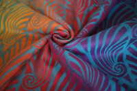 Chusta tkana Yaro Dandy Fire Grad Aqua Tencel