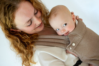 Qusy adjustable ergonomic carrier  2.0 - Walnut Twill Bamboo